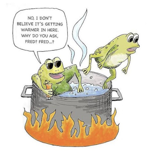 Jumping Frogs Climate Change Post